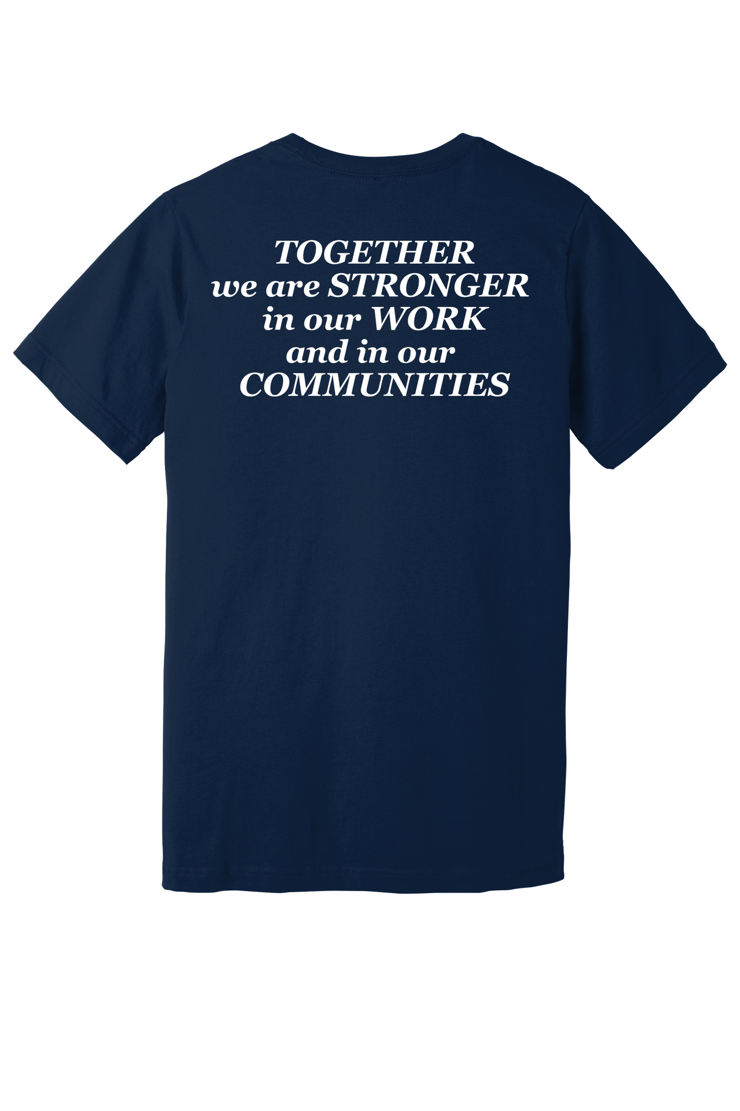 Aimbridge Cares Volunteer Navy Bella & Canvas Unisex Tee