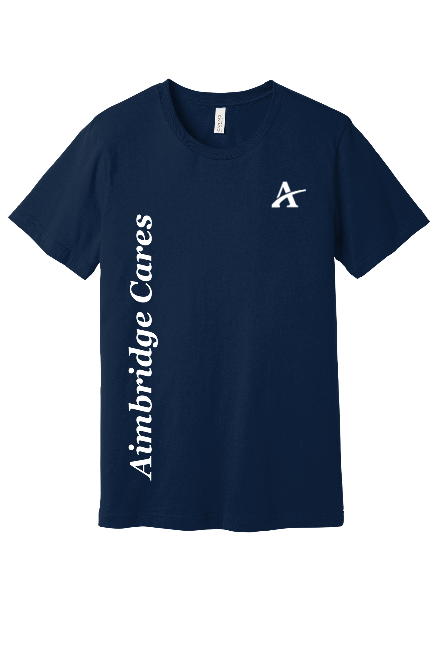 Aimbridge Cares Volunteer Navy Bella & Canvas Unisex Tee