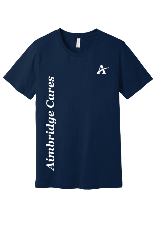 Aimbridge Cares Volunteer Navy Bella & Canvas Unisex Tee