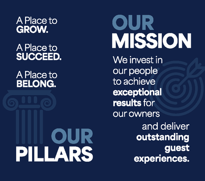 The Aimbridge Vision Values and Pillar Mission Cards