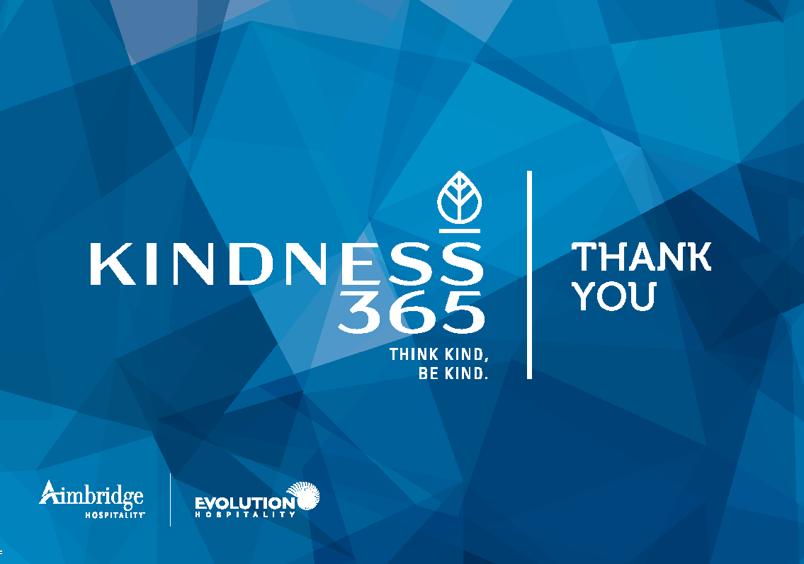 Aimbridge Kindness 365 Thank You Cards & Banner